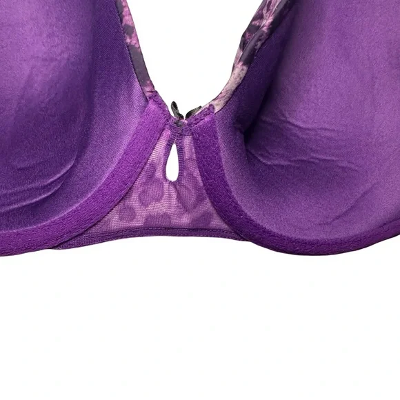 TORRID CURVE Leopard 360 BACK SMOOTHING WIREFREE PUSH UP BRA 40B - Picture 9 of 13